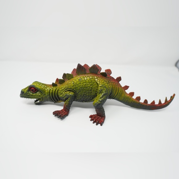 Vintage 1970 Dor Mei Chinsaur Dinosaur Dino Stegosaurus Lizard Monster Hong Kong - Picture 3 of 7